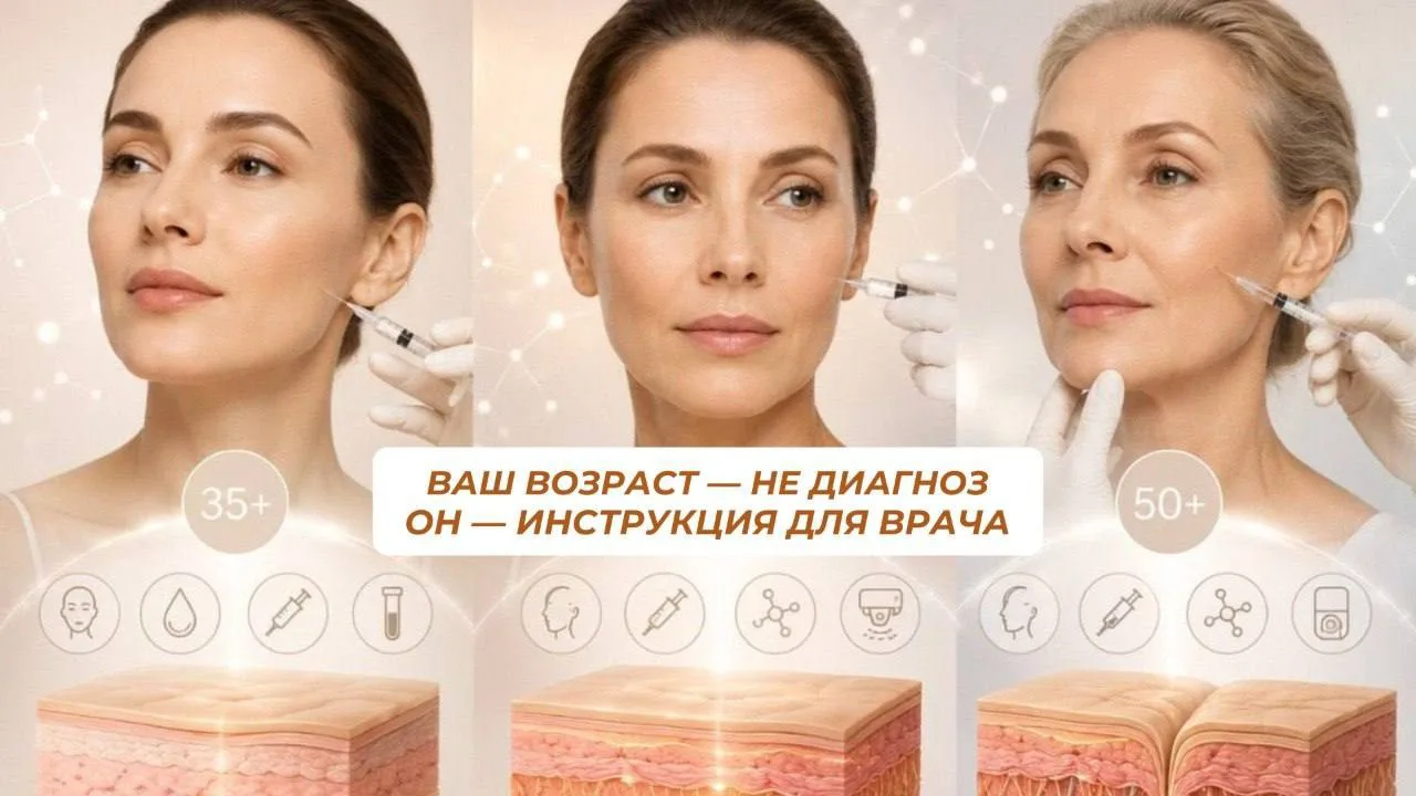 ✨ Инъекционные процедуры после 35, 40 и 50 лет: почему стратегия омоложения меняется с возрастом?

О