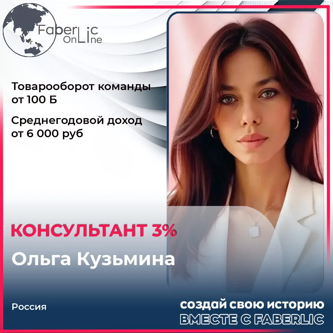 Поздравляем с активацией своего Бизнеса и первым активационным заказом на 100 баллов ❤️

Ольгу Кузьм
