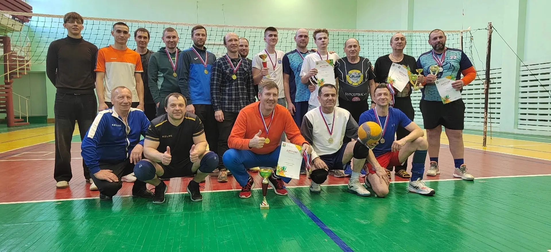 🏐19 апреля на базе Культурно-спортивный комплекс п. Сельцо состоялся турнир по волейболу среди вете