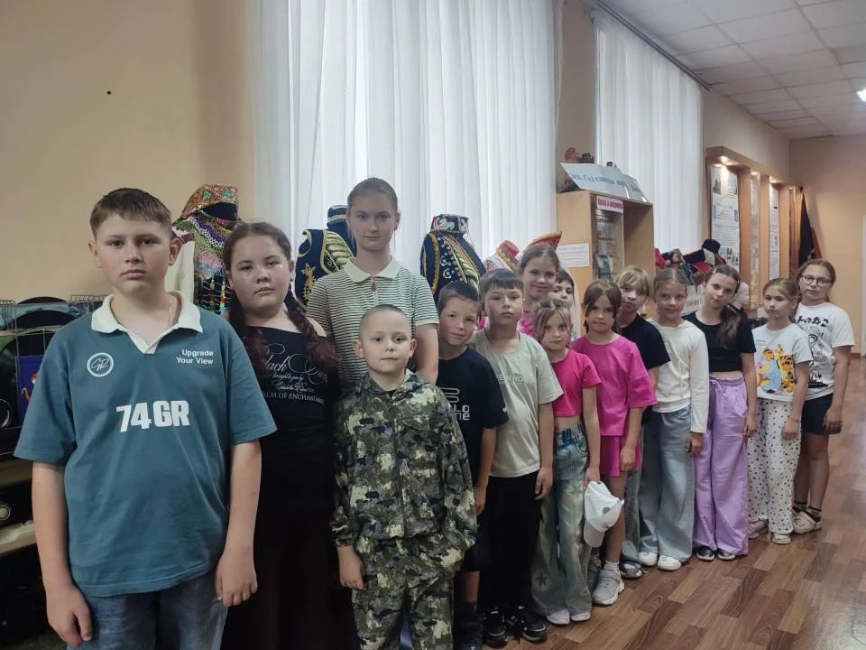 17 июня 2026  ребята пришкольного лагеря «Радуга» ООШ г. Спасска посетили выставку «Национальный кос