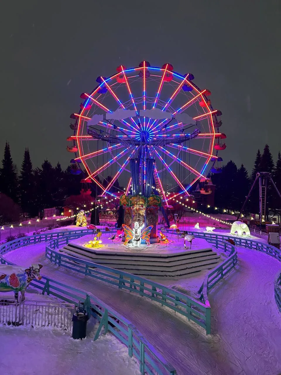 Каток с колесом обозрения открылся в Южно-Приморском парке 🎡

Каток залит прямо в парке аттракционо