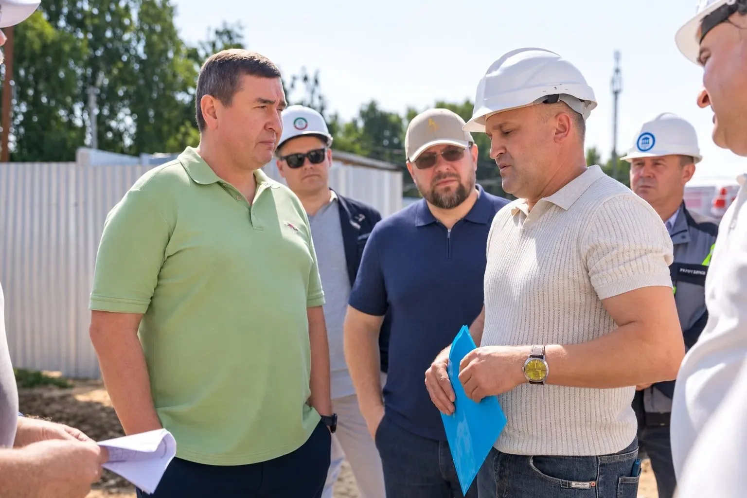 Сегодня вместе с исполнительным директором Государственного жилищного фонда при Раисе Республики Тат