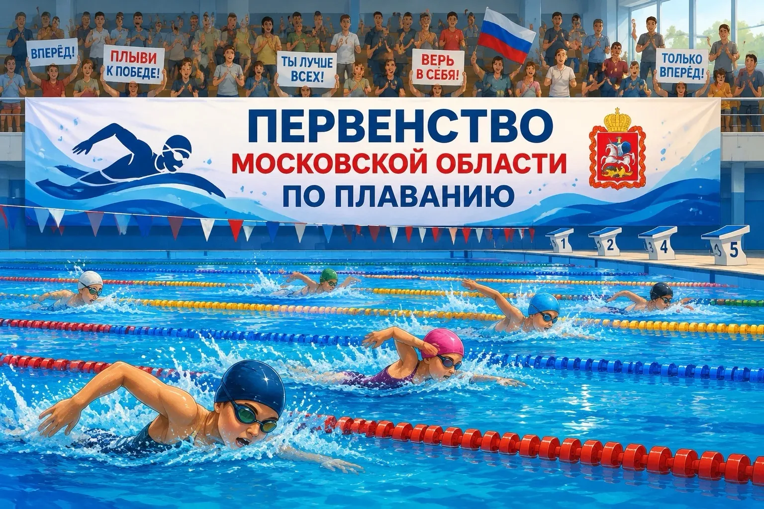 🏊‍♂️ Первенство Московской области по плаванию

С 18 по 22 июня на базе МСК «ДВВС «Руза» пройдет Пе