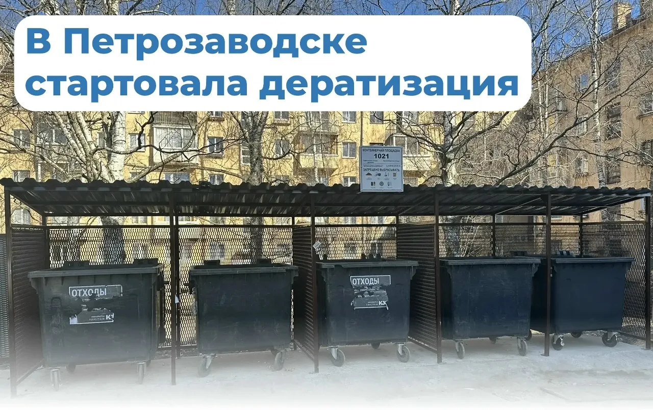 🔵 Масштабная кампания по дератизации стартовала в Петрозаводске 🔵

Администрация призывает присоед
