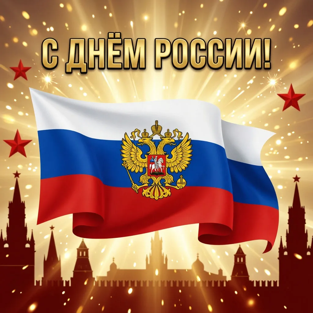 Поздравляю всех нас с праздником, граждане 🎉Я горжусь тем, что являюсь частью такой великой страны 