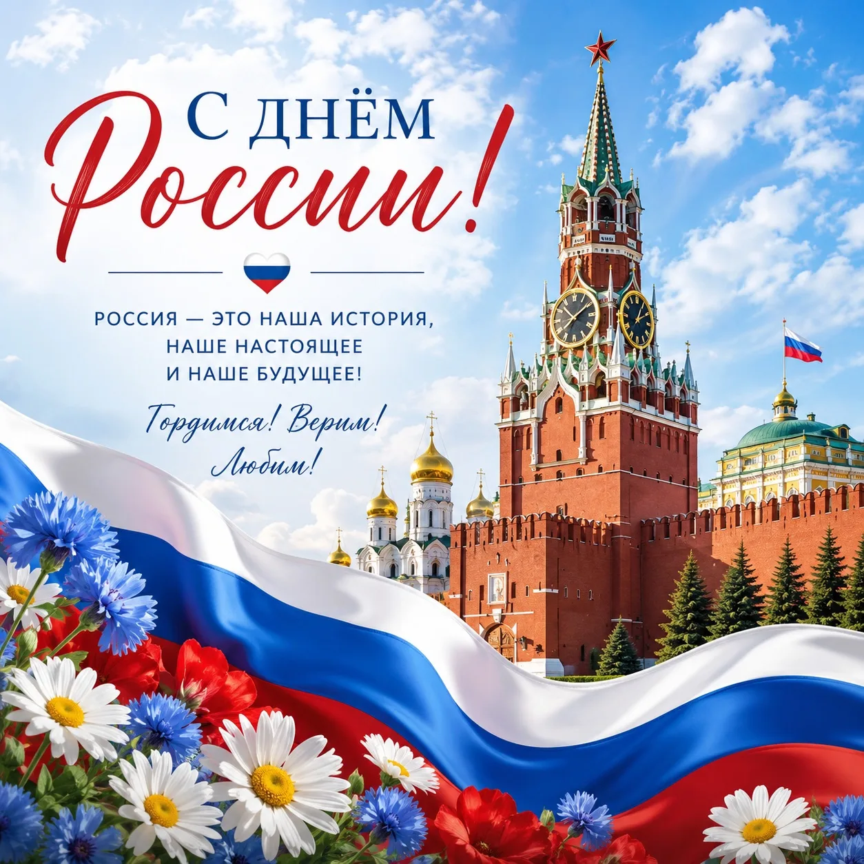 🇷🇺С Днём России!
Сегодня мы отмечаем праздник нашей Родины — страны с богатой историей, культурой 