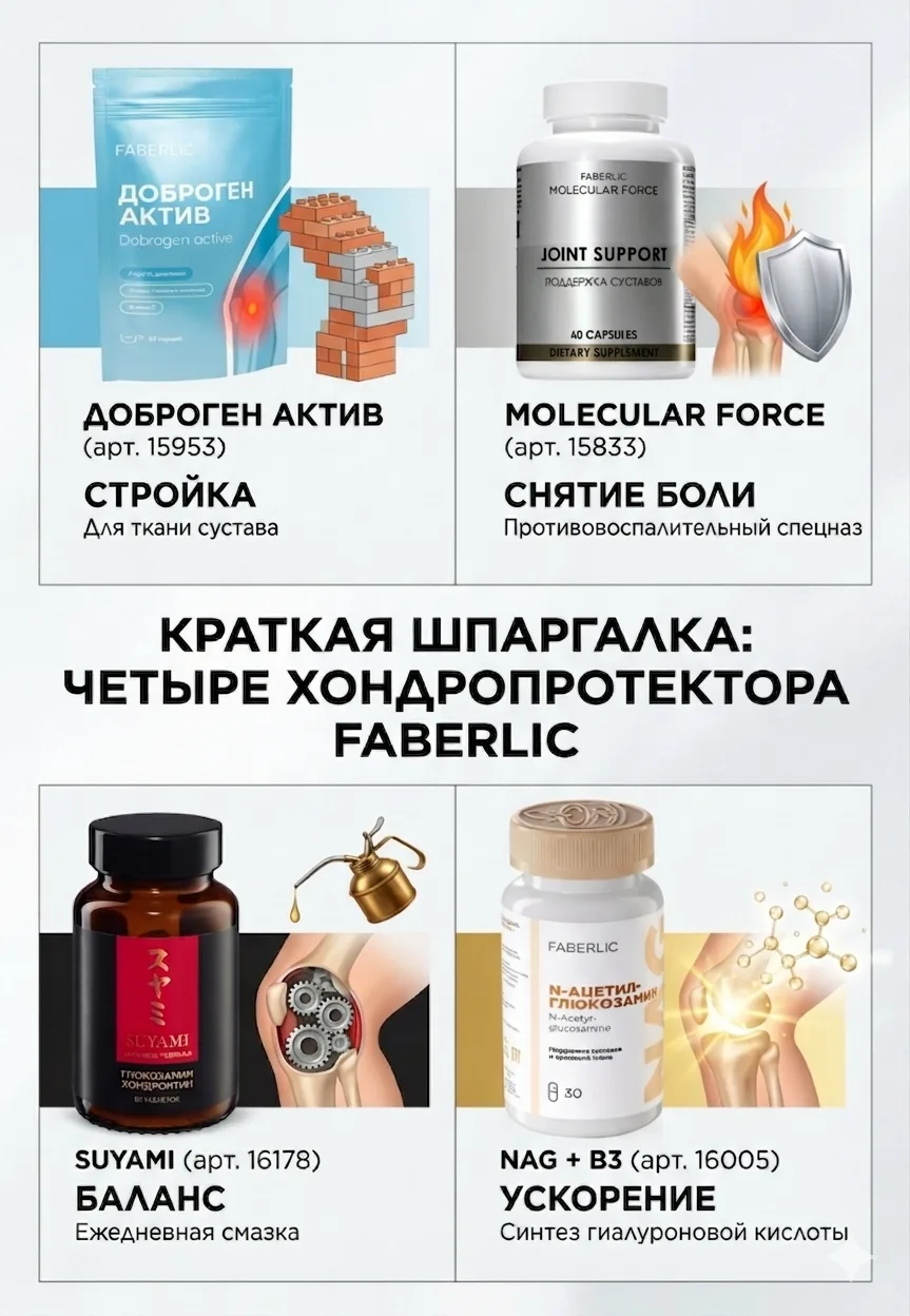 💊 Шпаргалка по хондропротекторам: что и когда выбрать (моя личная подборка, а не аксиома)

1. Подде
