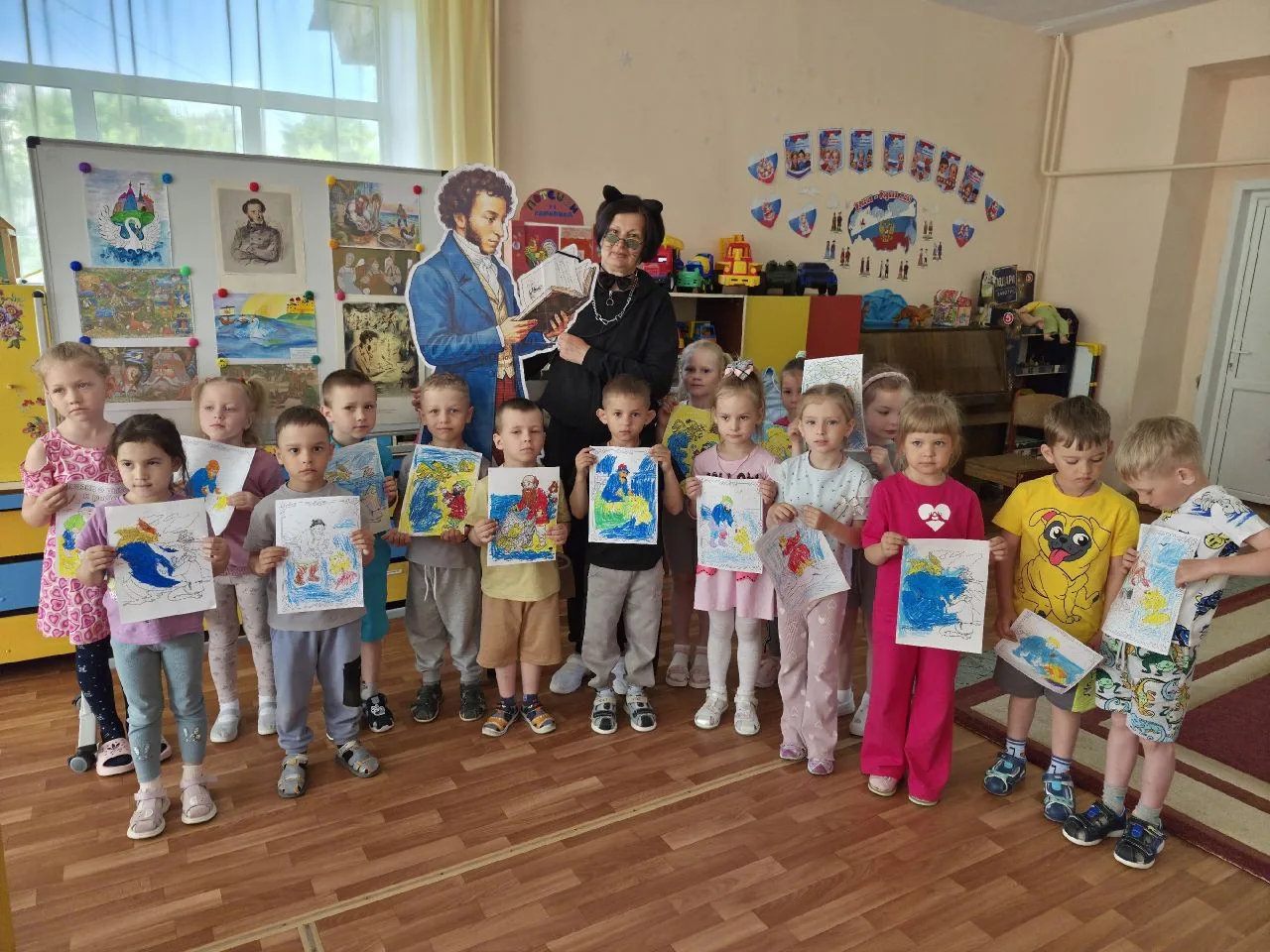 📚ДЕНЬ ПУШКИНА в нашем детском саду - это яркое и познавательное событие, призванное прививать малыш