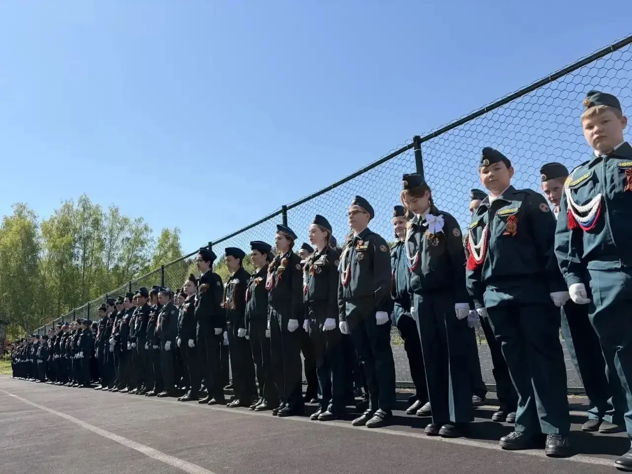 Еще одно важное мероприятие прошло в школе «В строю «Бессмертного полка». Это парад 
памяти о тех, к