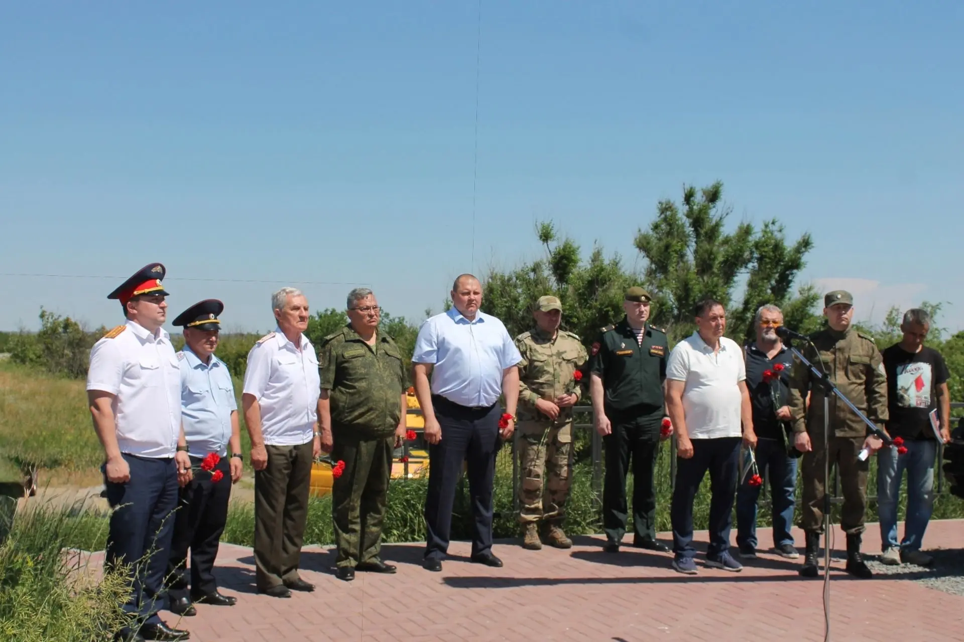 В Калачевском районе на кургане Хорошева состоялось торжественное открытие Всероссийской акции «Вахт