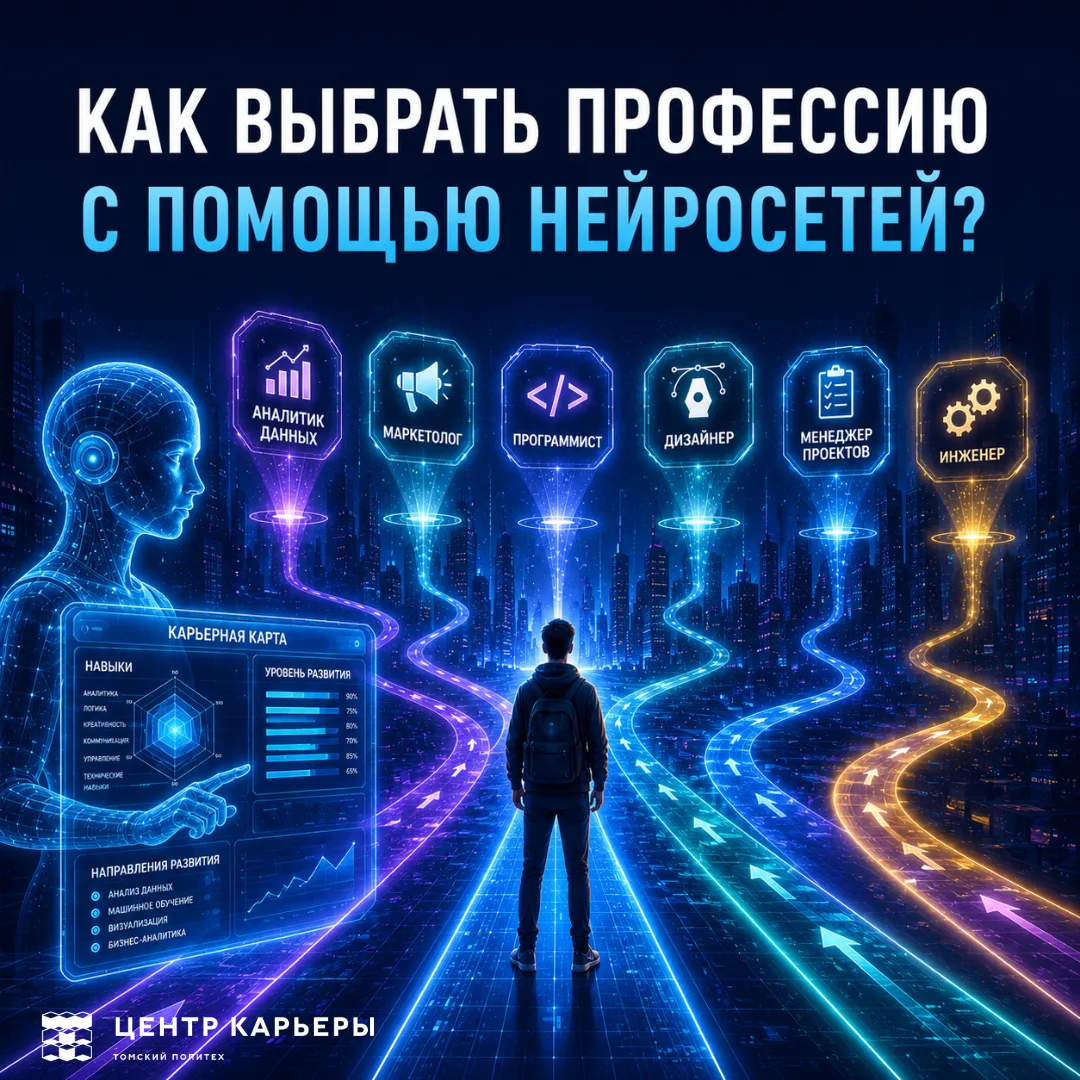 Не знаете, куда двигаться после вуза или задумываетесь о смене профессии?
 
Нейросети сегодня могут 