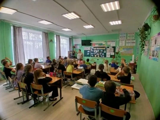Гагаринский урок
17 апреля в Центре дополнительного образования «Точка роста» при Екимовичской средн