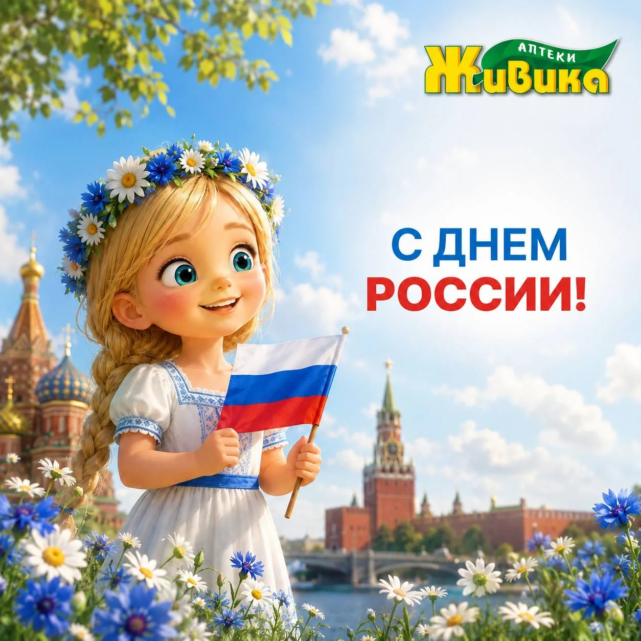 С Днём России! ❤️

Этот день напоминает о том, что нас объединяет: любовь к родному дому, забота о б