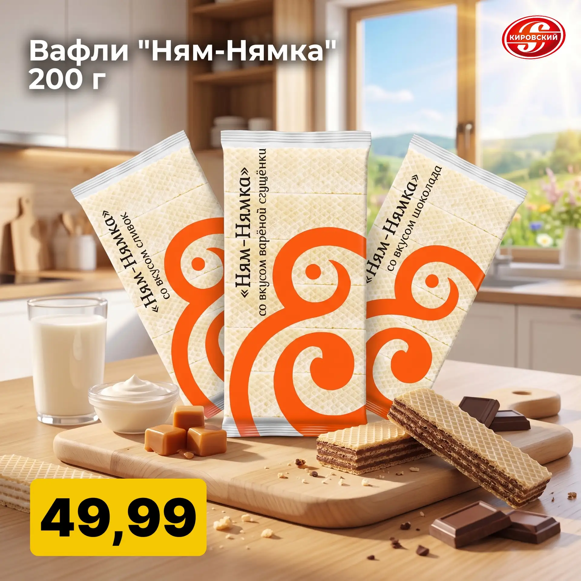 СРЕДА — СЛАДКИЙ ДЕНЬ! 🧇 

Иногда достаточно маленькой сладости, чтобы улучшить день. Выбирайте вафл