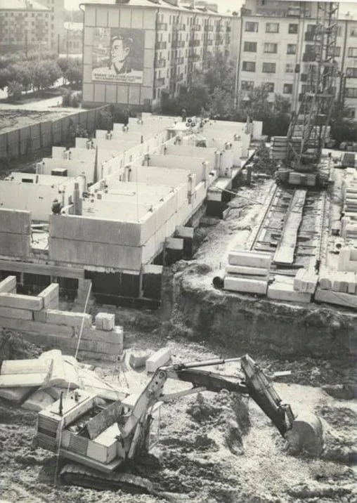 1977 год, строительство болгарского пансионата на улице Ямской 98А, автор А. Кондюков

_____________