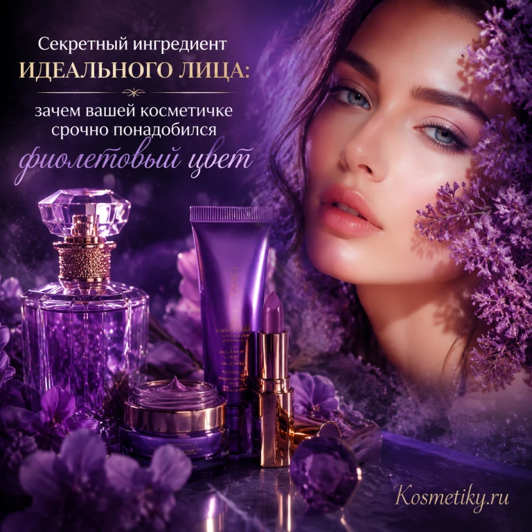 Секретный ингредиент идеального лица: зачем вашей косметичке срочно понадобился фиолетовый цвет

Дев