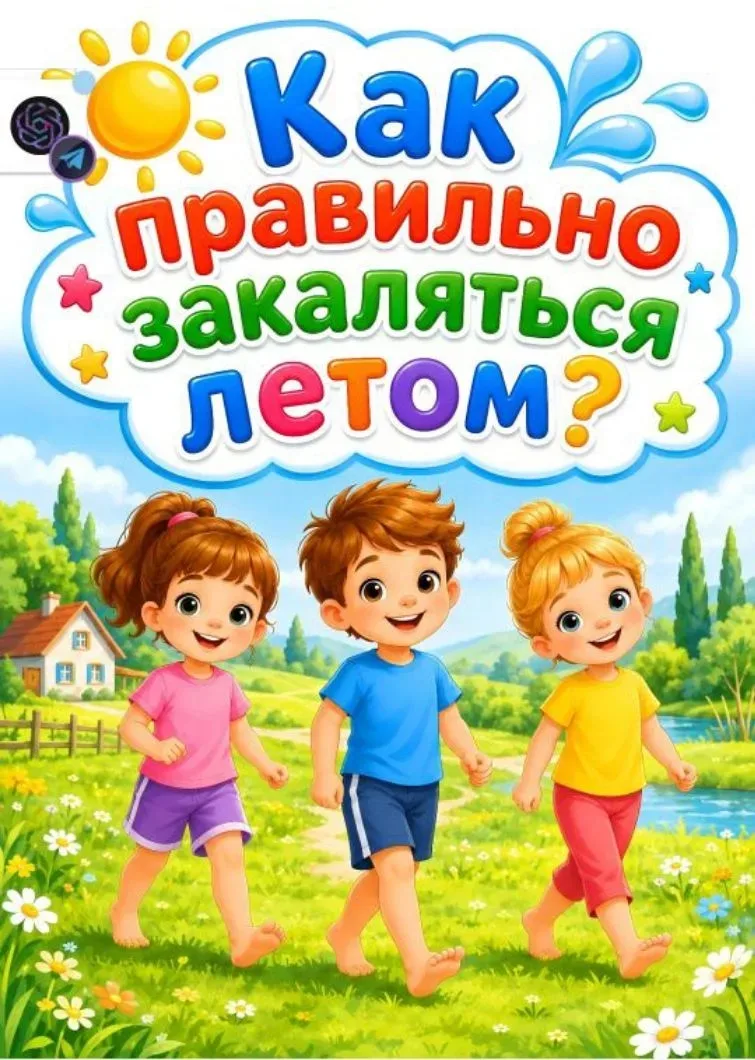 Золотые правила летнего закаливания: укрепляем иммунитет правильно!!!!!! 👦☀👧
Лето — это не просто 