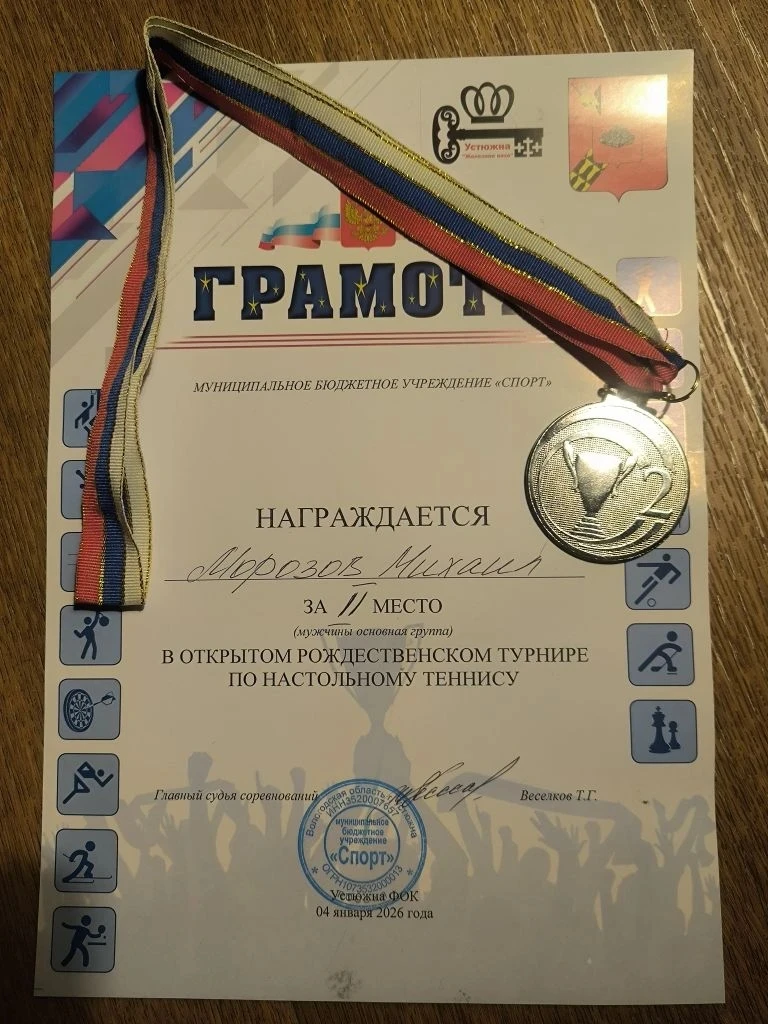 🎊🎉👏🥈🥉Мы поздравляем нашего коллегу - Морозова Михаила с призовыми местами в соревнованиях по на