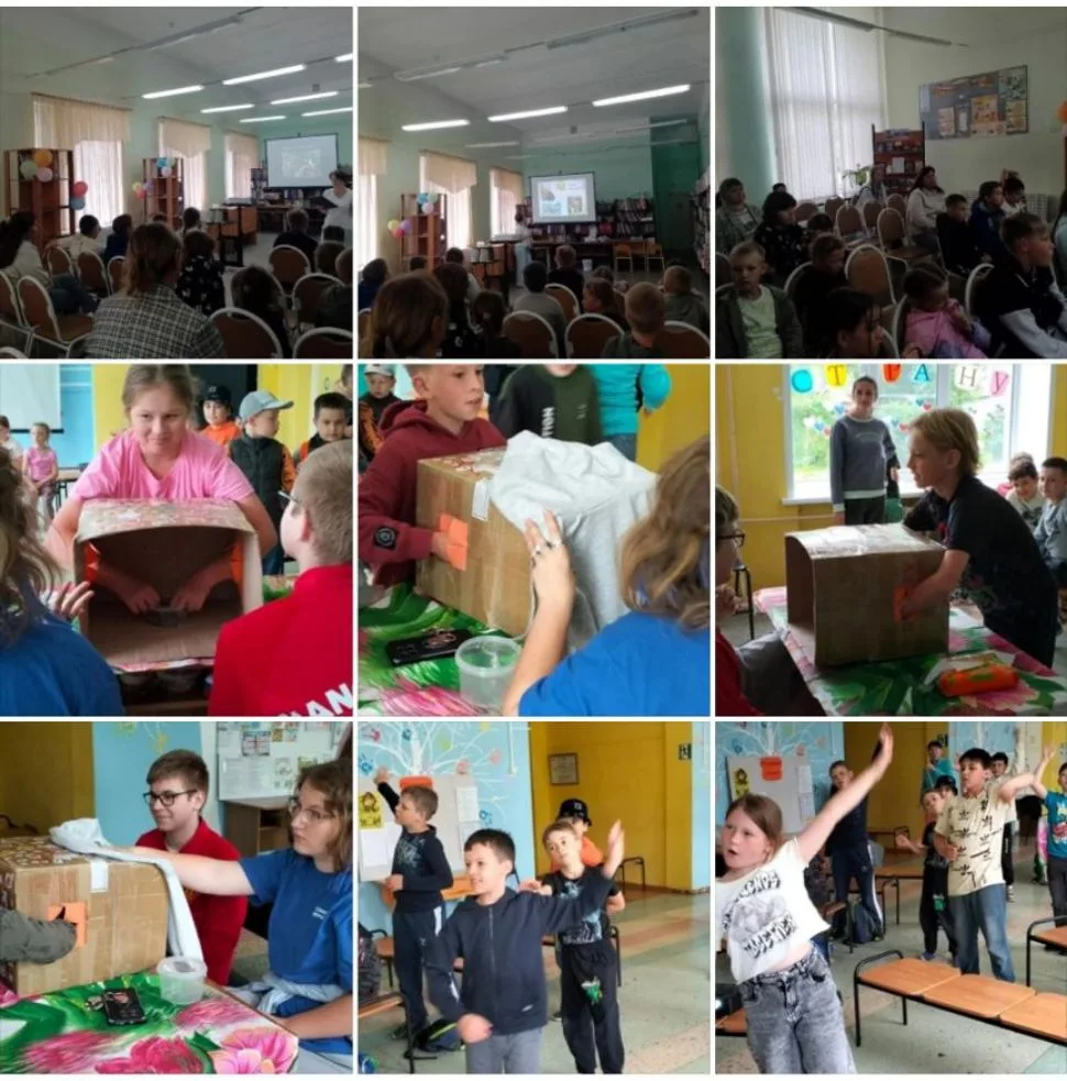 ☔ ... Пусть падают капли,
А мы веселимся!
Ни капли, ни капли дождя не боимся!

Именно под таким деви