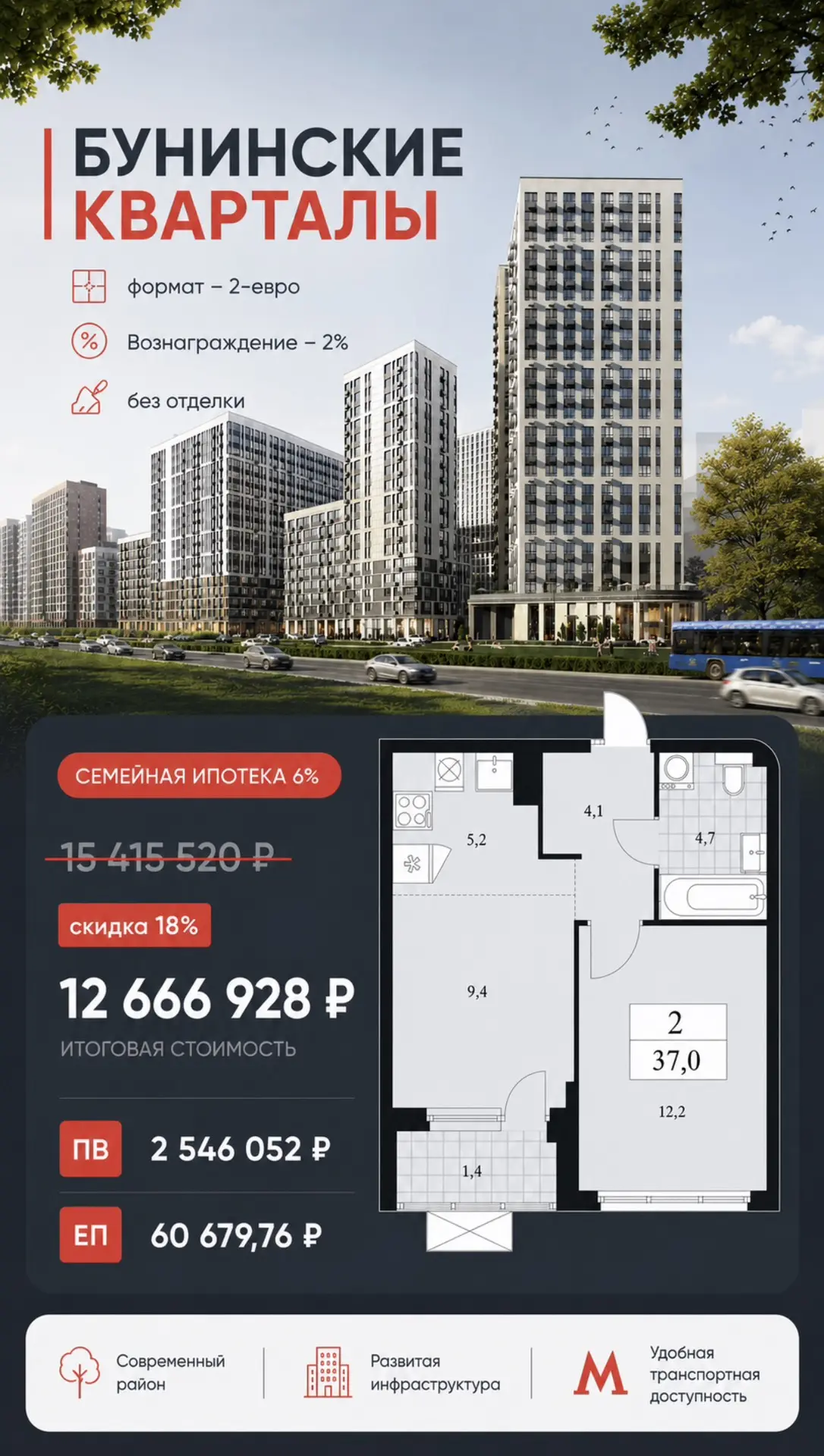 Готовые квартиры с КВ до 2%🚀

🔥Сделали для вас расчеты по готовым квартирам, семейной ипотеке и по