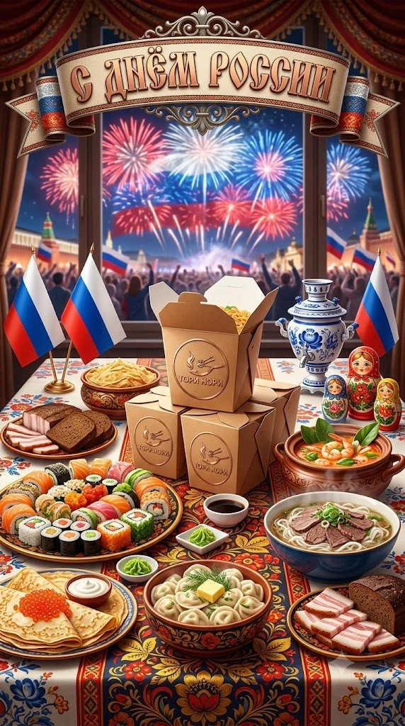 Дорогие наши гости! 🤗

От всего сердца поздравляем вас с Днём России 🇷🇺

Пусть ваша жизнь будет т