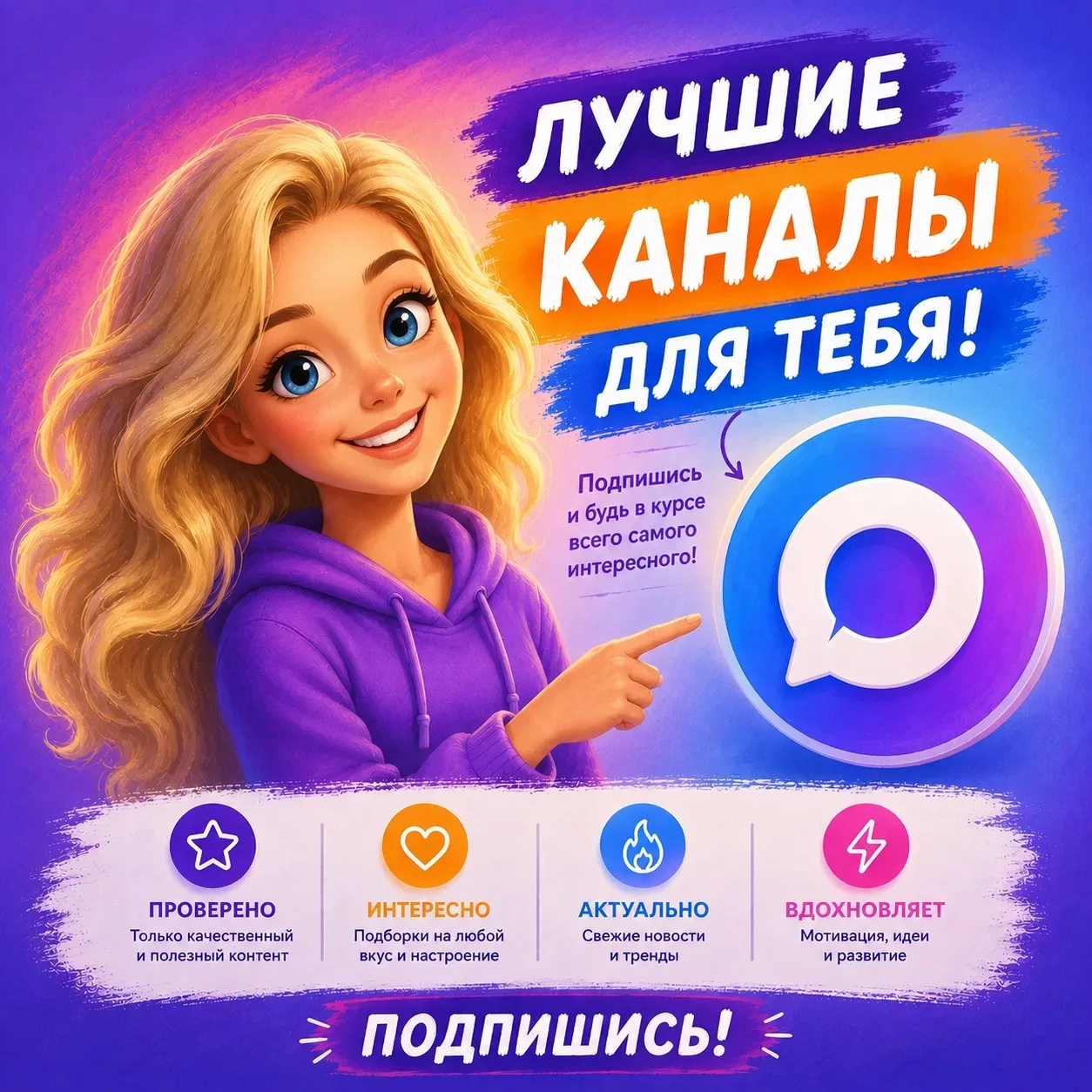 Делимся с вами подборкой ТОП каналов, в которые всегда будет интересно заглянуть 💝

🔥 Огонёк Души 