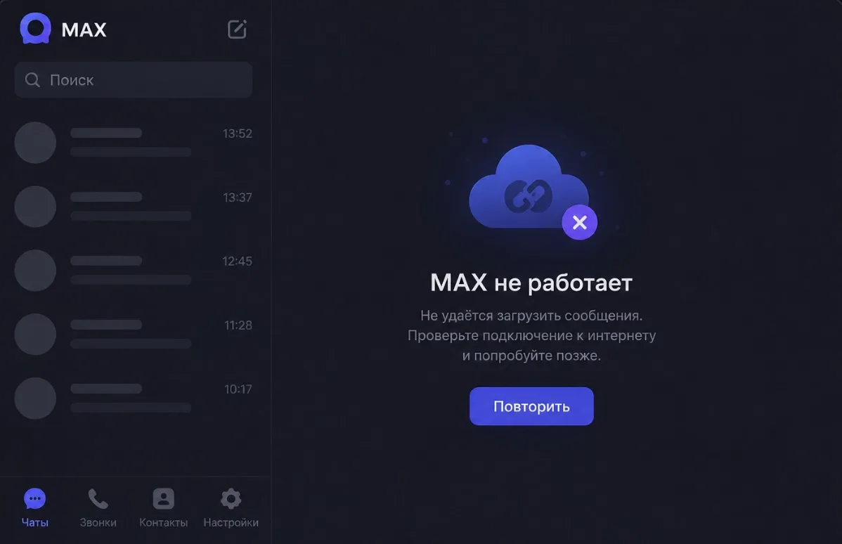 Друзья, всех приветствуем☀️
Как у вас ситуация с приложением MAX ? 

У нас у всех со вчерашнего дня 