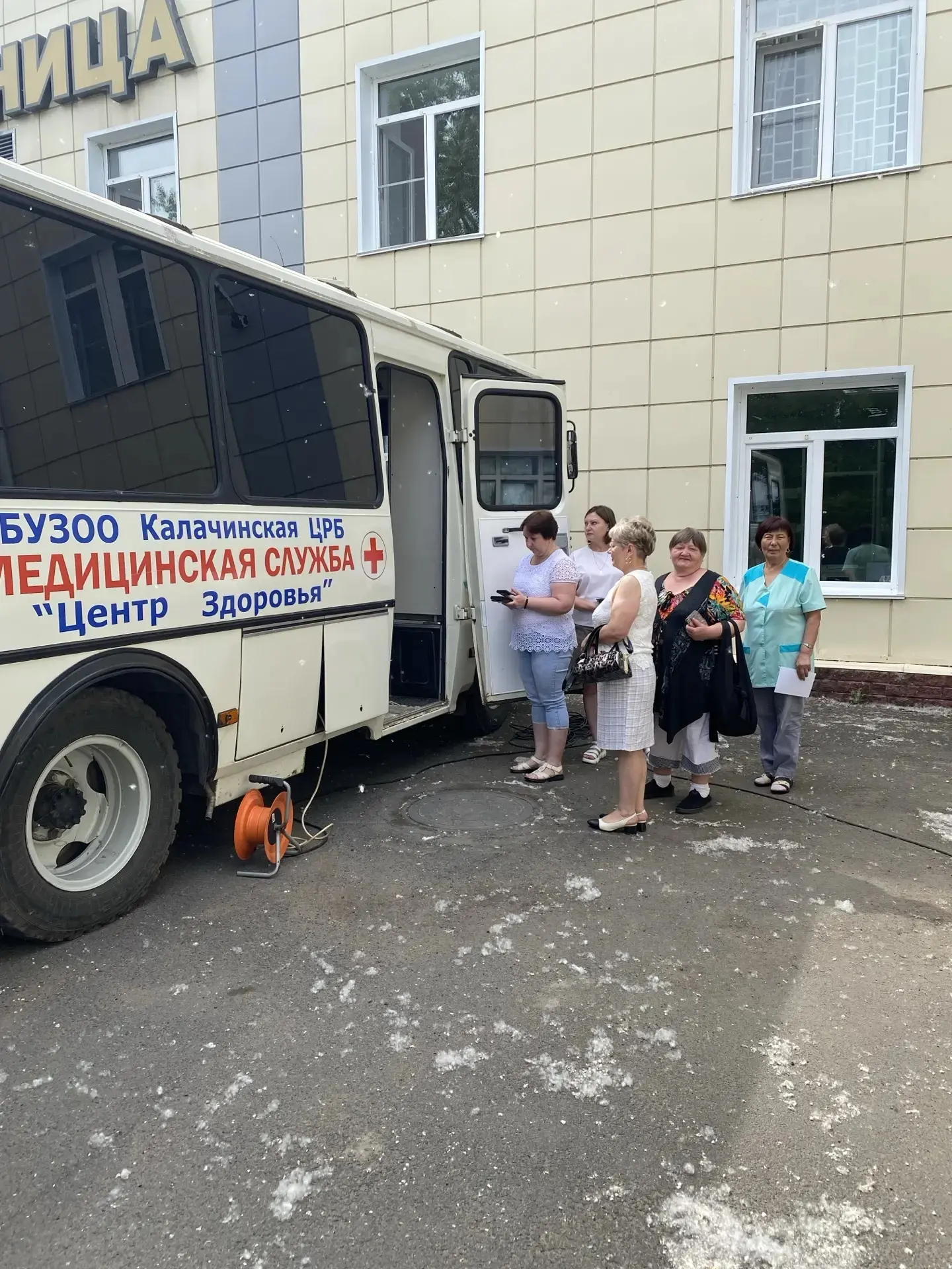 ❤️ Забота о здоровье тех, кто заботится о здоровье других

В минувший вторник Калачинский мобильный 