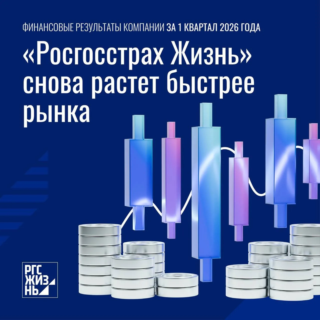 🏆«Росгосстрах Жизнь» показала рост, который заметно опережает рынок, по итогам первого квартала 202