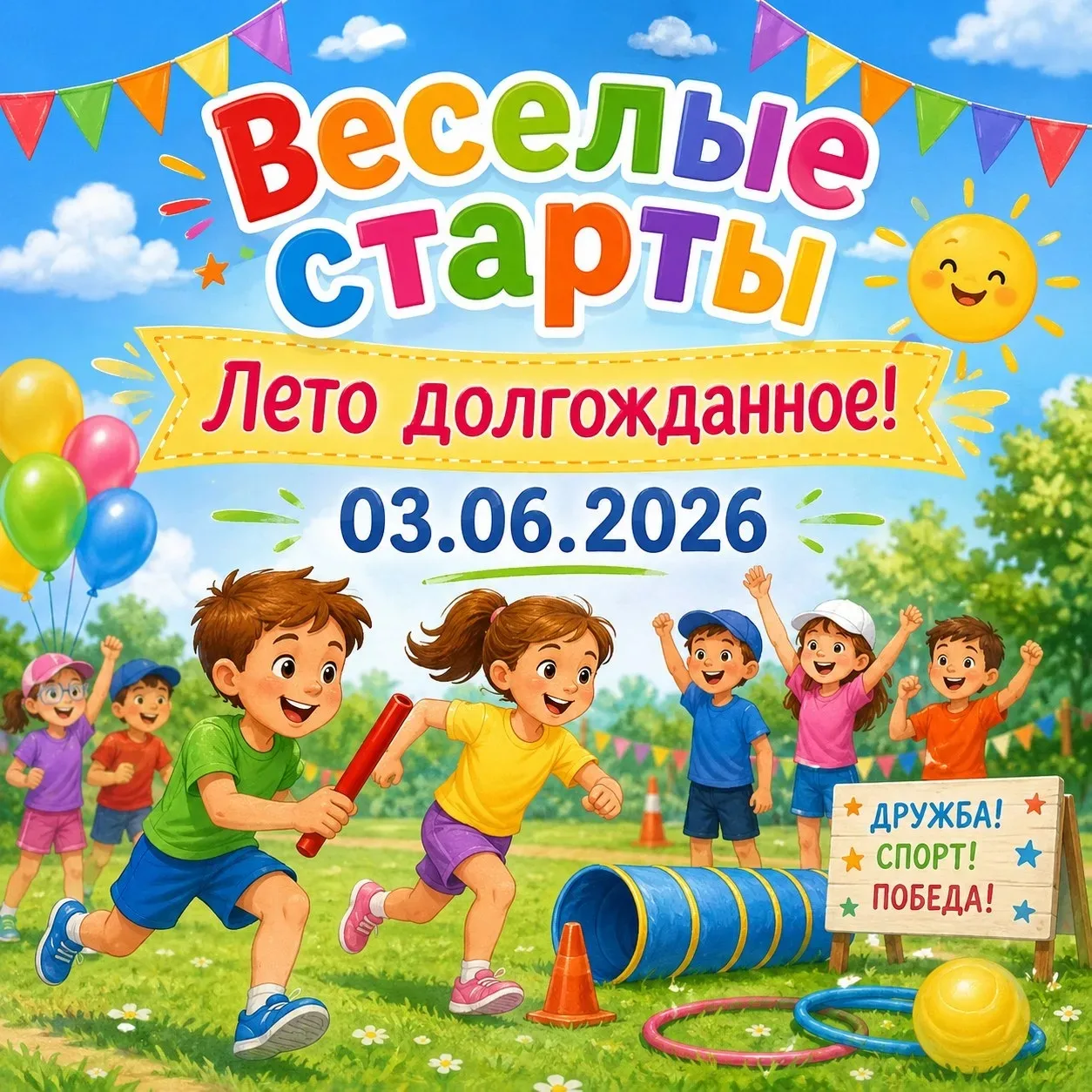 🌞Лето началось ярко!🌞
Наши ребята доказали: лето — это не
только солнце и мороженое, но и драйв,
к
