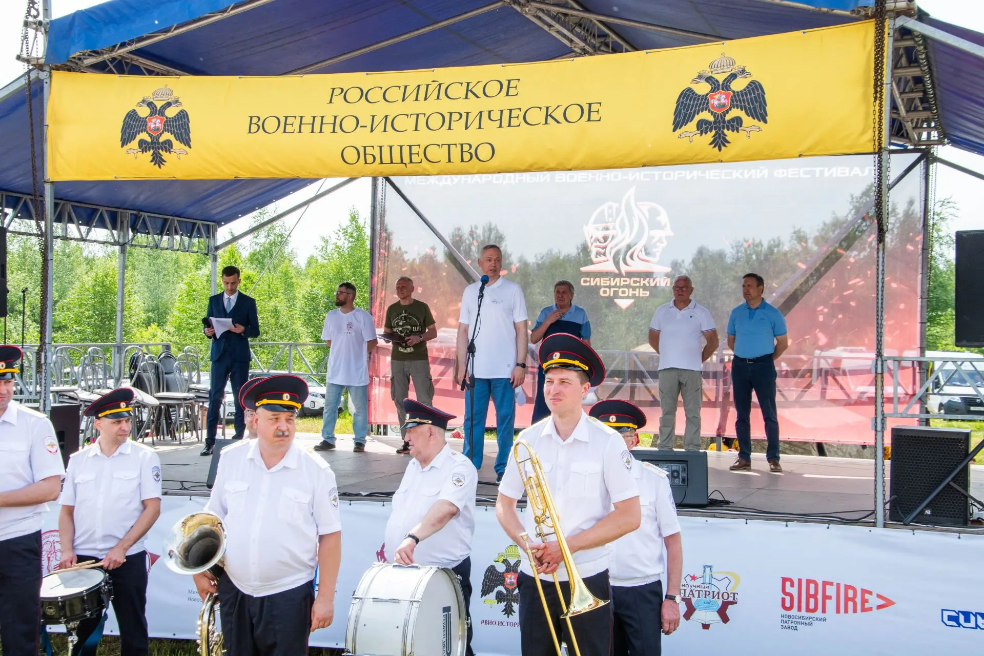 XIII Военно-исторический фестиваль «Сибирский огонь» прошёл 13 июня в деревне Большой Оёш Колыванско