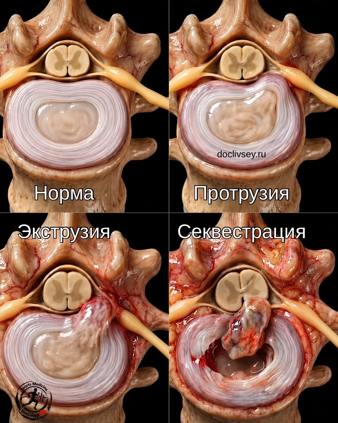 По форме выпячивания

1. Diffuse bulge / диффузное выбухание диска

Это не совсем грыжа. Диск равном