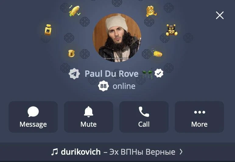 😁 Павел Дуров сменил свою аватарку в Telegram после сегодняшних новостей.

📣 Предложить новость