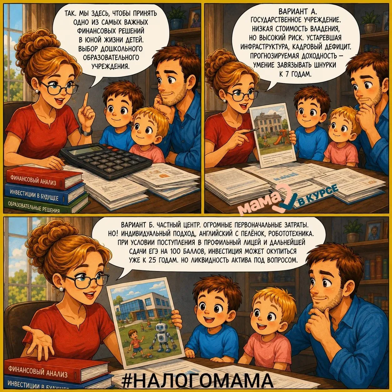 Здравствуйте, дорогие читатели! 🥰

Сегодня в рубрике #налогомама - "Детский сад"💅

Выбор сада — ва