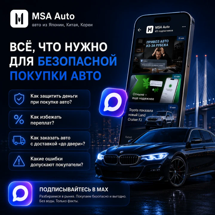 💰 Покупка автомобиля из-за рубежа — это не только выбор модели.
Это ещё и десятки нюансов, из-за ко