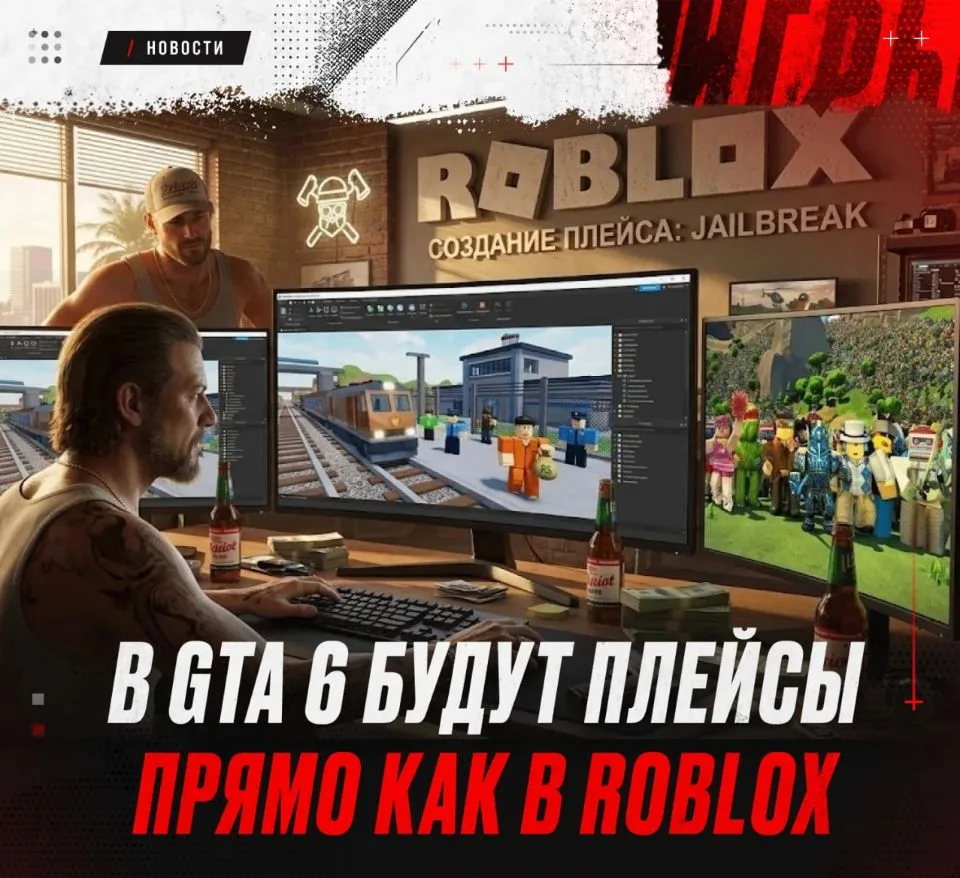 ❗❗ ОНЛАЙН GTA 6 СТАНЕТ ПОХОЖИМ НА ROBLOX — появились новые детали Online режима для игры

Что стало 