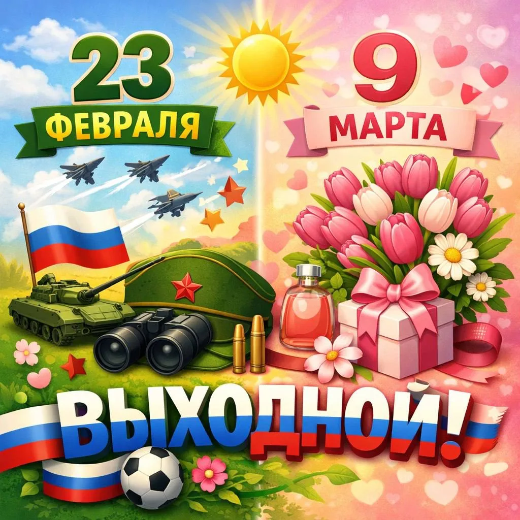 Уважаемые жители Курской области! 

Обращаем ваше внимание, что 23 февраля и 9 марта в ОКУ «Дирекция