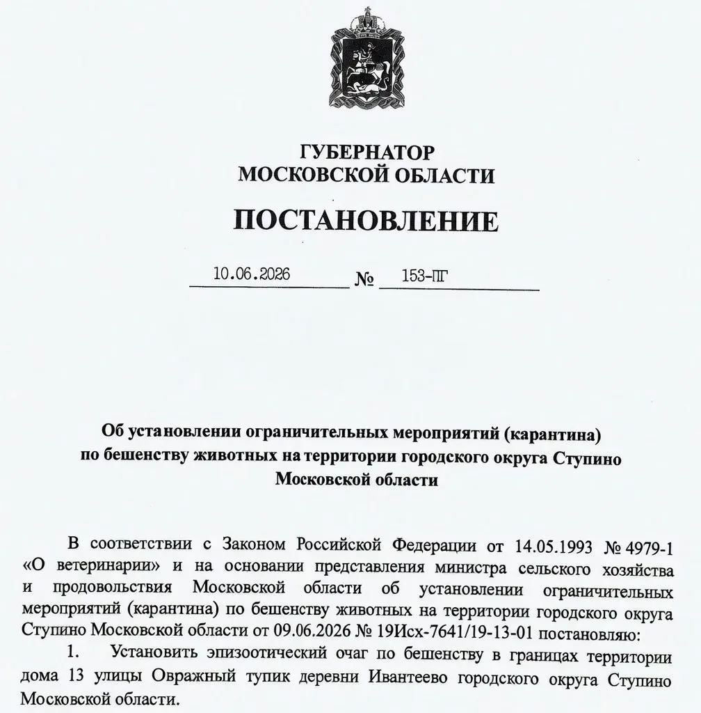 ❗️Вспышки бешенства выявили в Подмосковье: карантин ввели в Мытищах и Ступино

Очаги были обнаружены