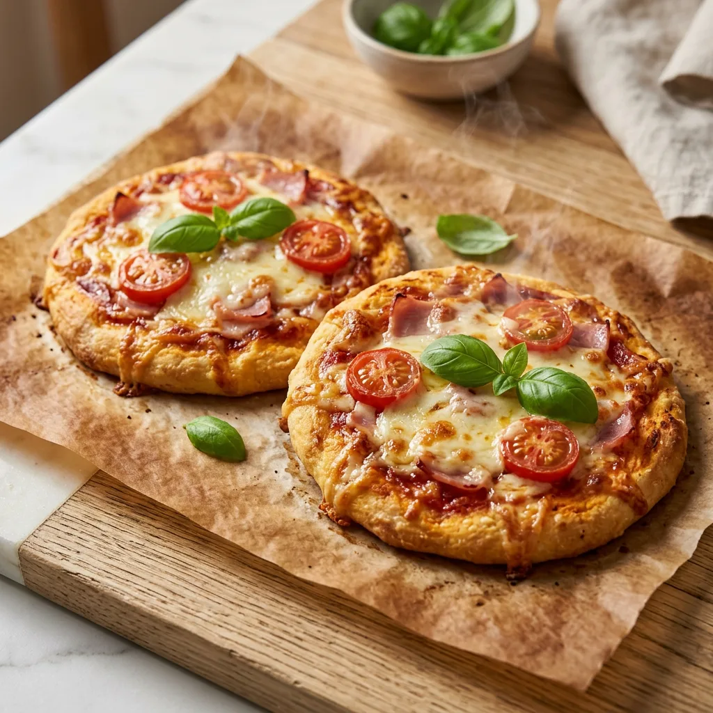 🍕 Порционные мини‑пиццы на нежном творожном тесте

Если хочется пиццы, но нет времени на дрожжевое 