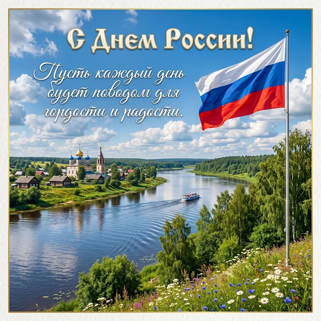 🏥🇷🇺Коллектив Нижнеломовской центральной районной больницы сердечно поздравляет вас с Днём России!