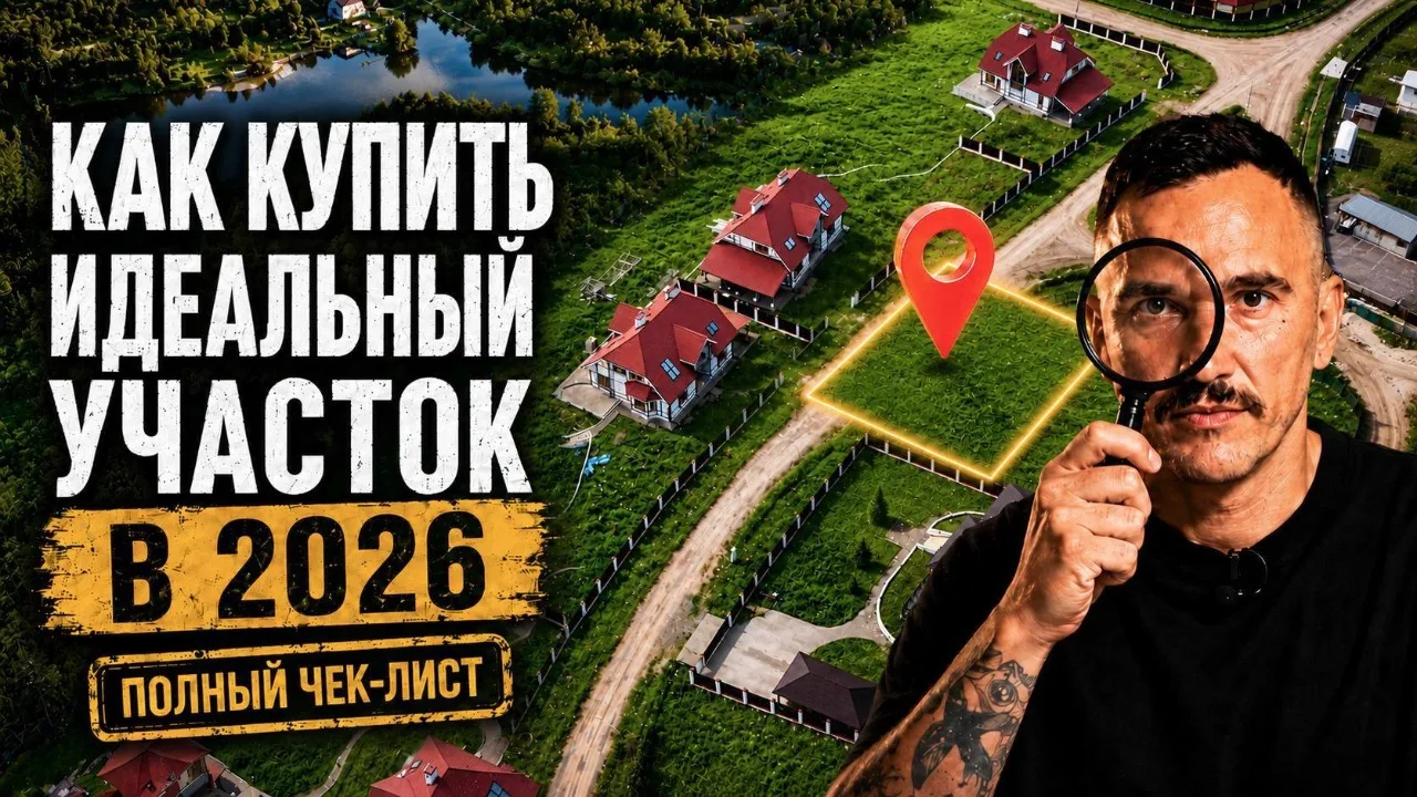 Выпустил большой гайд на тему покупки участка, обязательно посмотрите, даже если у вас уже есть учас