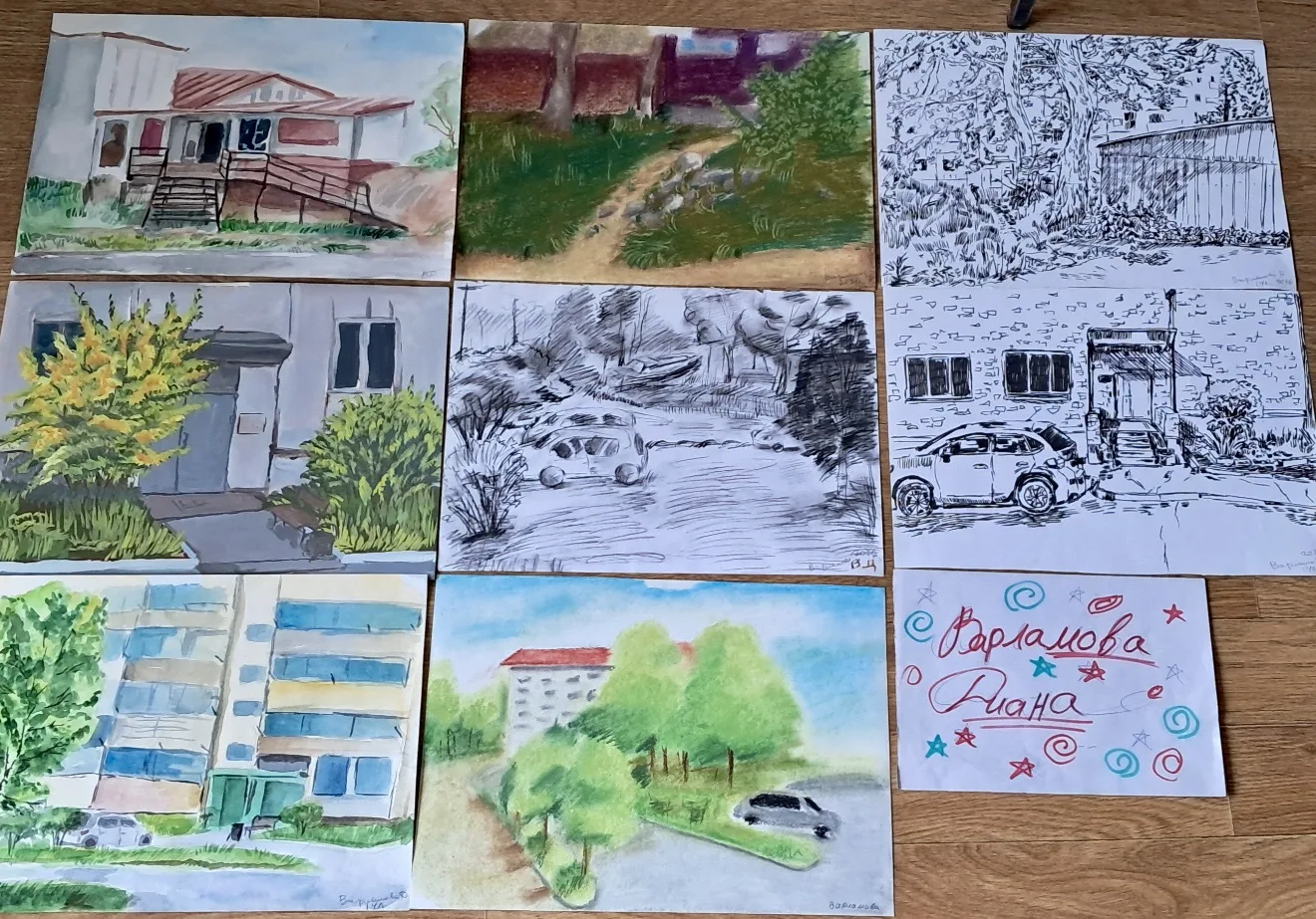🎨Пленэр-работы👩🏻‍🎨