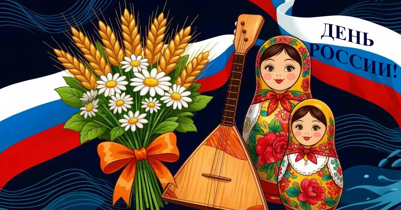 🇷🇺 С Днём России!🪆 

🎉🎈Желаем, чтобы любовь к нашей огромной и прекрасной стране согревала серд