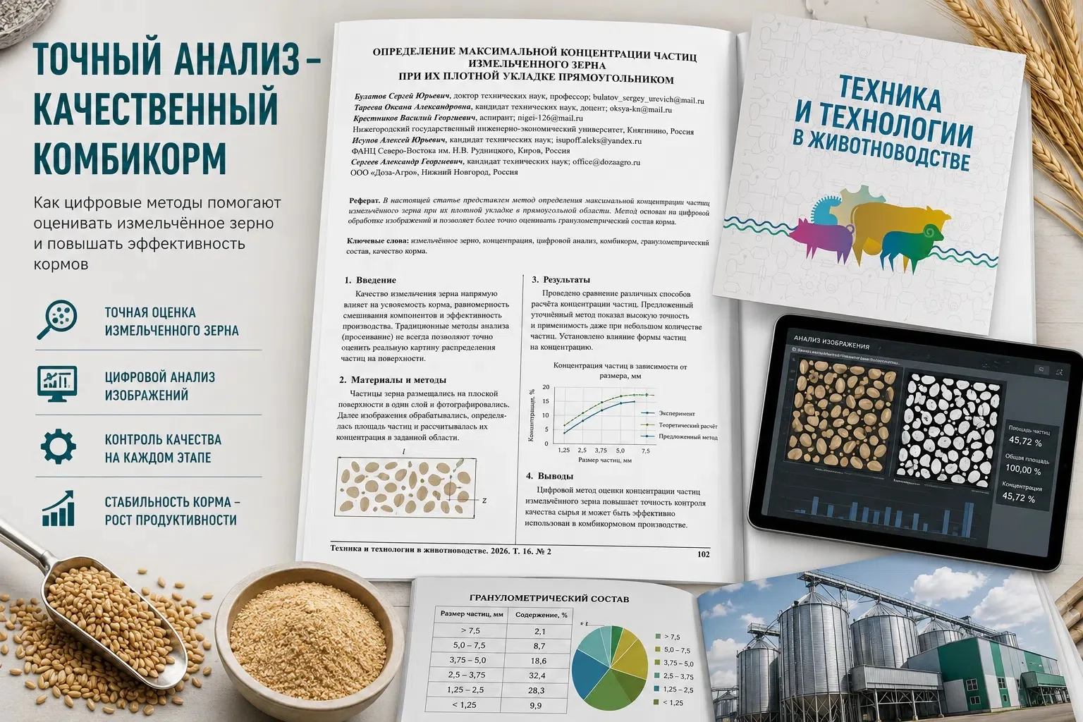 Доза-Агро — в науке

В ежеквартальном научном журнале «Техника и технологии в животноводстве» (№2, 2