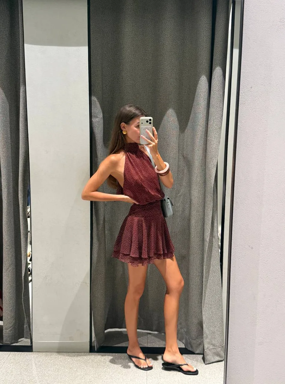 И платье в горошек❤️‍🔥