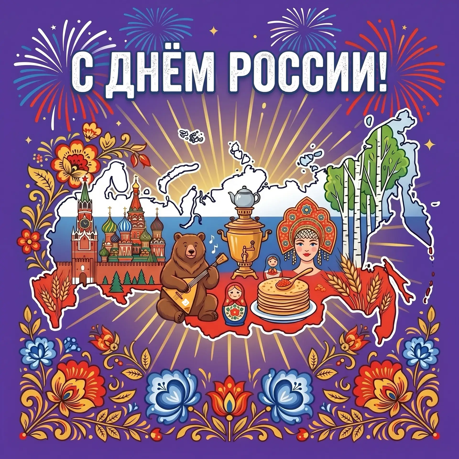 ⚡Дорогие друзья, поздравляем с Днём России!🇷🇺

🫶Группа компаний «Ситиматик» гордится быть частью 