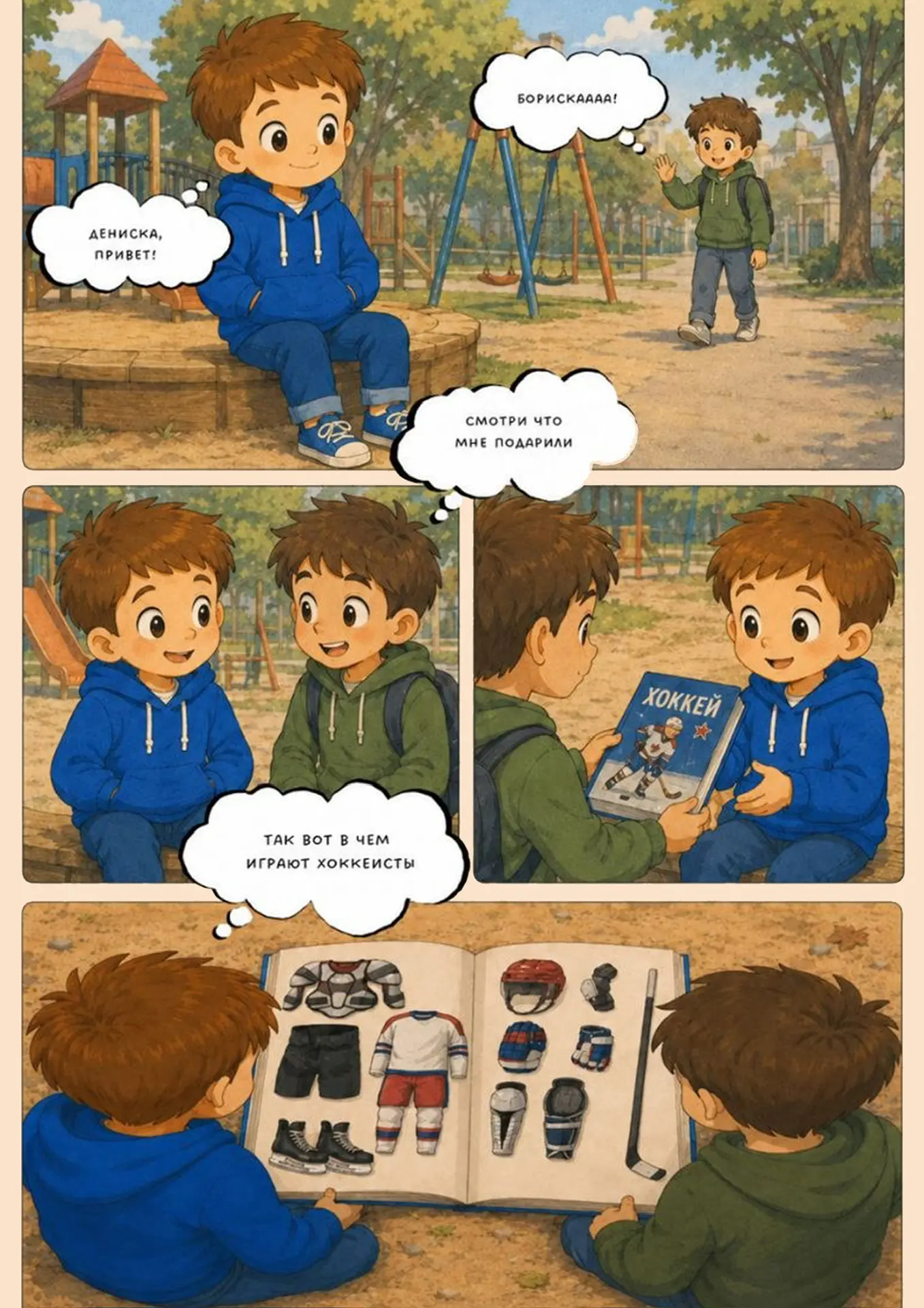 📖 Наш комикс дополняется новыми персонажами, историями и ребусами

«БориСКА и его приключения»
📑 7