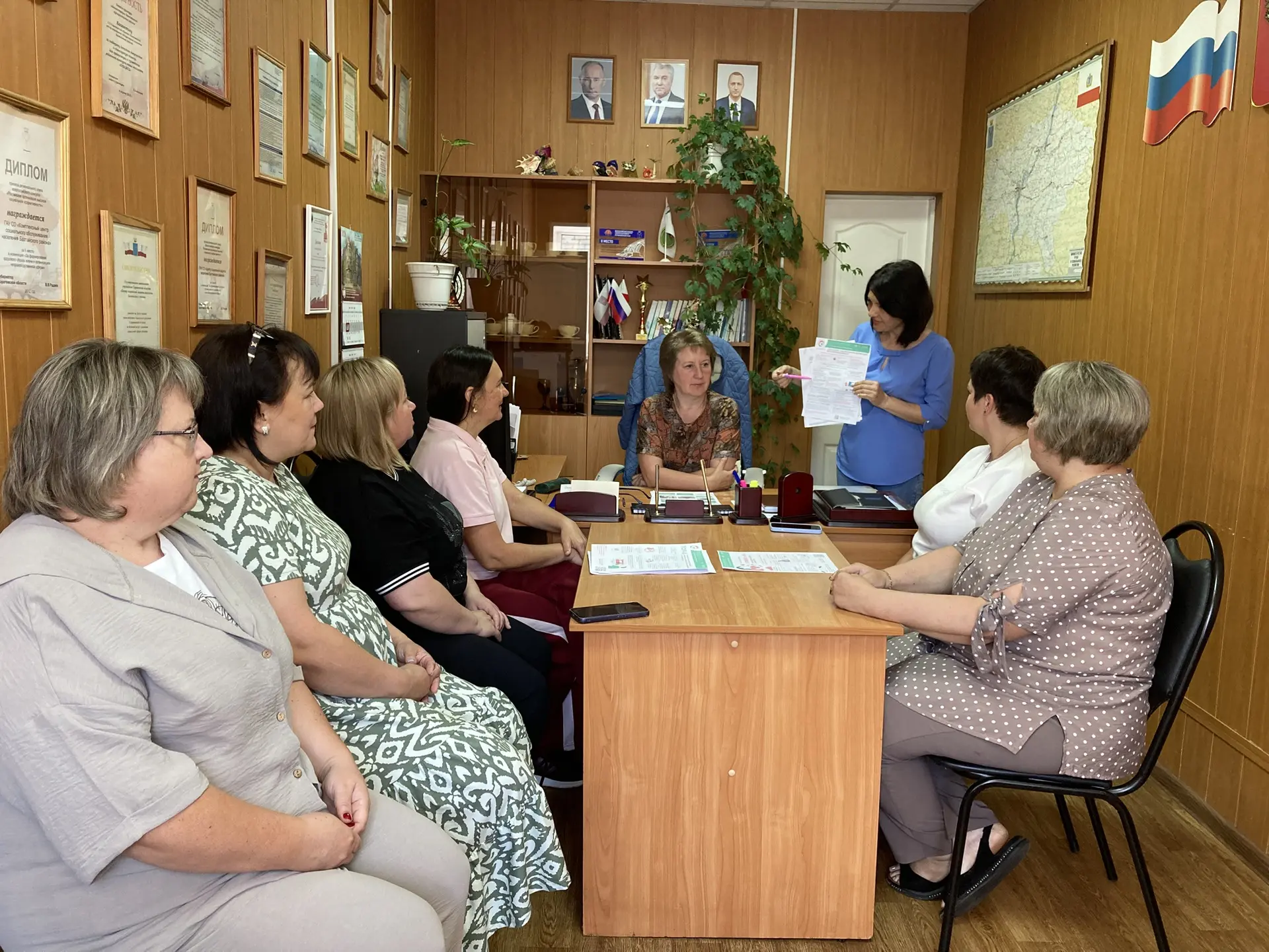 ❗️В рамках эстафеты «Мои финансы» заместитель директора центра социального обслуживания населения Кр