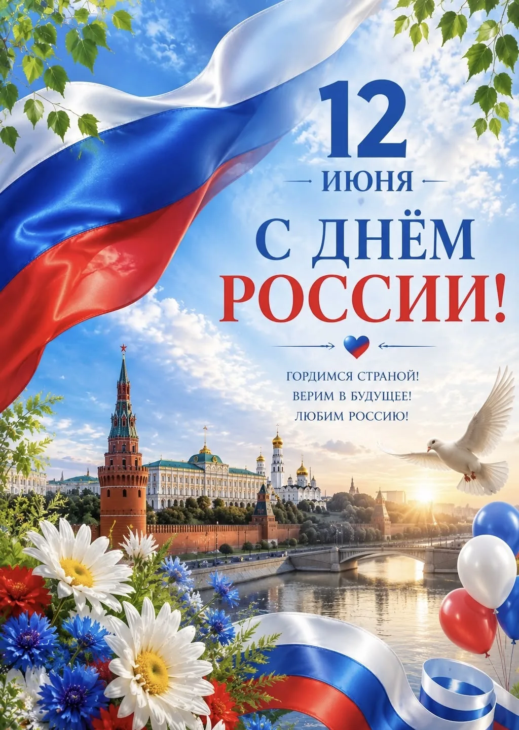 🇷🇺 С Днём России!

Кореновский автомеханический техникум поздравляет всех с Днём России!

12 июня 