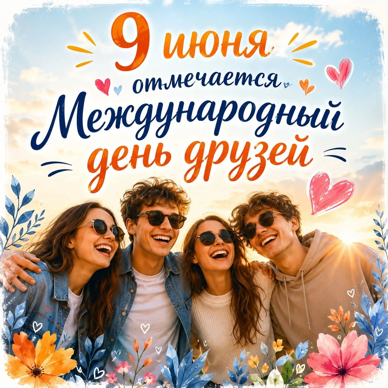 Сегодня Международный день друзей!
Друзья — это те, с кем весело смеяться, делиться секретами и вмес
